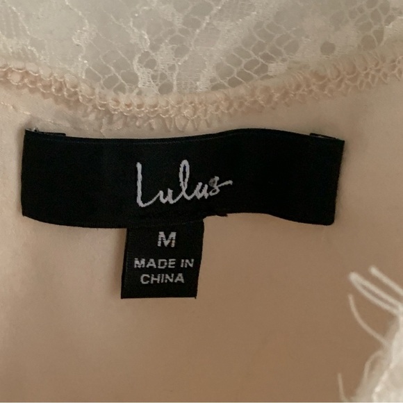 Lulus Maddox Ivory Satin Lace Cami - Picture 8 of 9